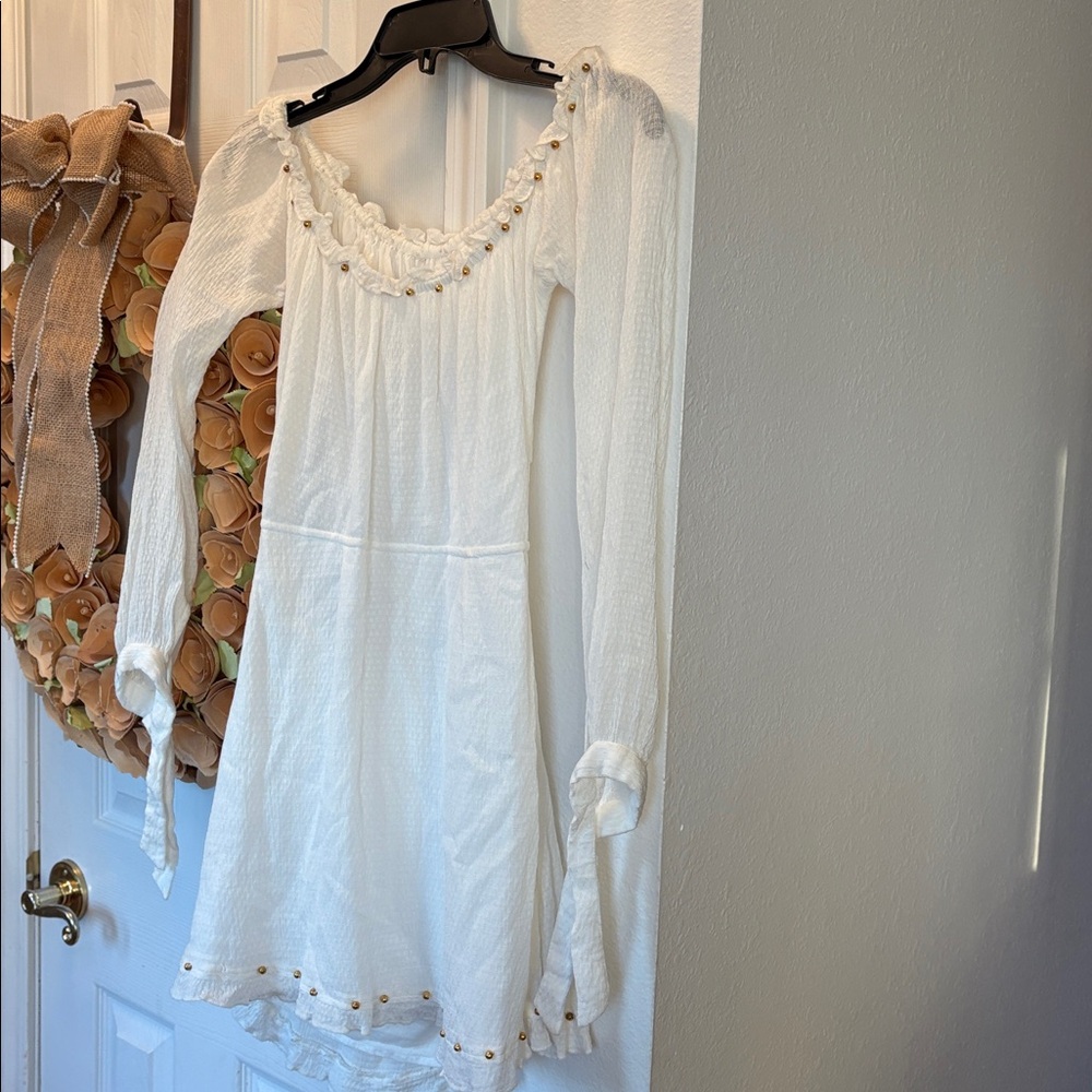 Lovers + Friends Sunrise White Off Shoulder Dress - Picture 4 of 5